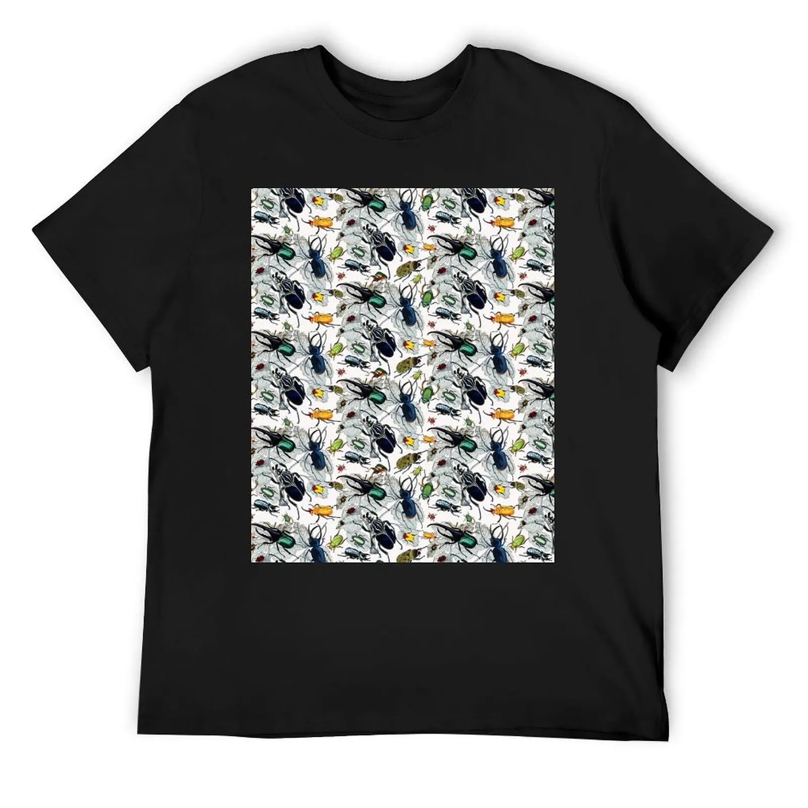 Coleoptera Beetles and Weevils Natural T-Shirt oversized graphic tee plus size tops plus size men clothing