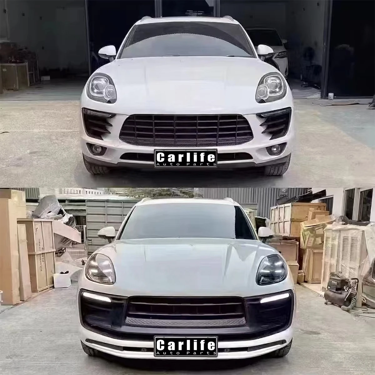 Auto Parts Car Conversion Bumpers Bodykit for  Macan 95B.1 2014-2018 Change to 2025 95B.3 Model with Tailgate.