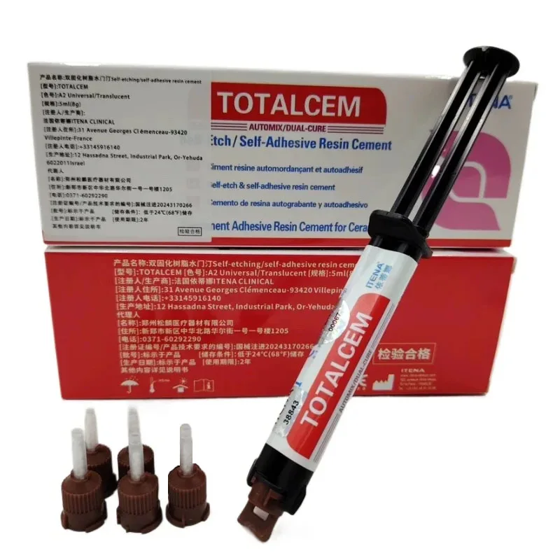 

Dental Material Dual Cure Self Adhesive Resin All Porcelain Crown Embedding Cement Glue Universal Anti Acid Corrosion Adhesive