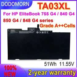 High quality TA03XL Laptop Battery For HP EliteBook 745 755 840 848 850 G4 ZBook 14U 15U G4 MT43 HSTNN-IB7L