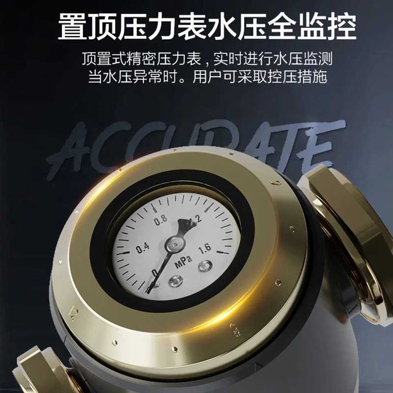 Очиститель предварительного фильтра EIREE, очиститель для всего дома, вращающийся фильтр для воды от осад, центральная система предварительного фильтра, обратная промывка, сетка из нержавеющей стали