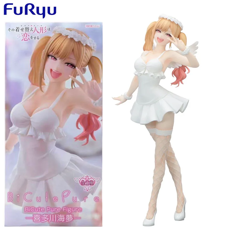 

In Stock FuRyu Genuine BiCute Pure My Dress-Up Darling Kitagawa Marin Anime Character for Gift Collection Action Toys Model