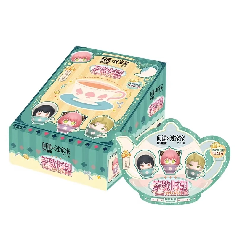 

Spy X Family Tea Time Mini Molly слепая сумка лицензированная аниме-фигурка милый коллекционный декор для стола подарок