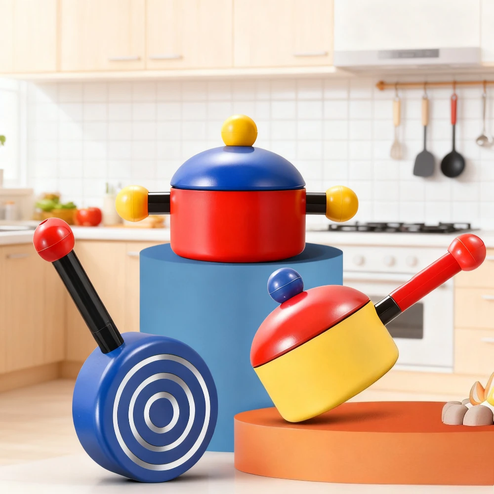 

Многофункциональная сковорода, красочная кастрюля для молока, кастрюля для супа с антипригарным покрытием, двойные ручки, равномерный нагрев, легко чистящийся набор кухонной посуды