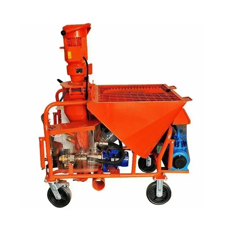 Mesin Plesteran PFT Rendering Plester Semen Gipsum Mesin Semprot Mortar Untuk Konstruksi