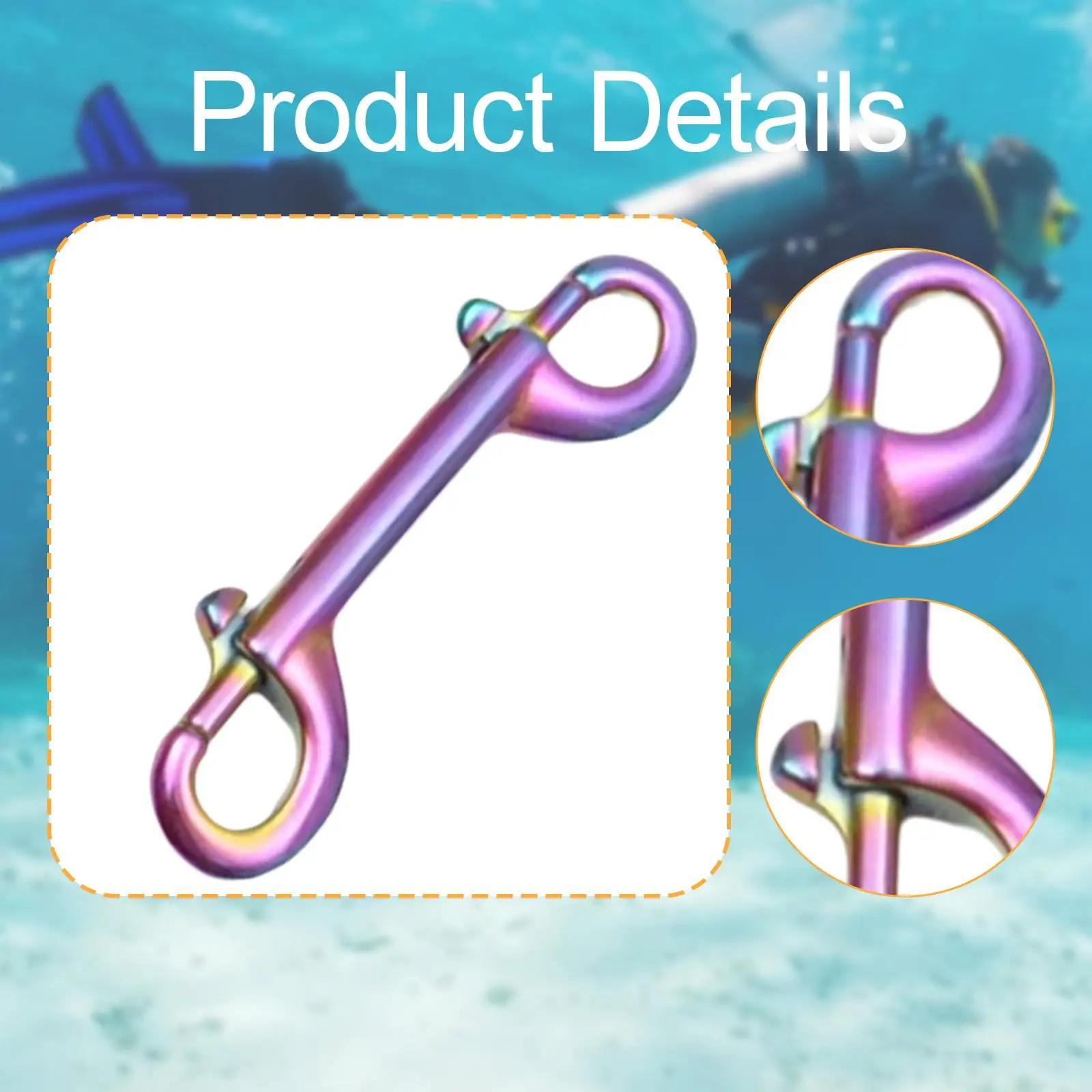 Double Ended Snap Clip Marine Fastener for Dog Leash Equine Water Bucket