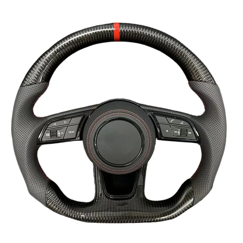 

For Audi A3 A4L A5 A6L A7 A8 Q3 Q5 Q7 S3 S4 S5 RS3 RS4 Q2 A3 8V 8P A4 B7 B9 A6 C7 S5 SQ5 TTS MK2 Carbon Fiber Steering Wheel