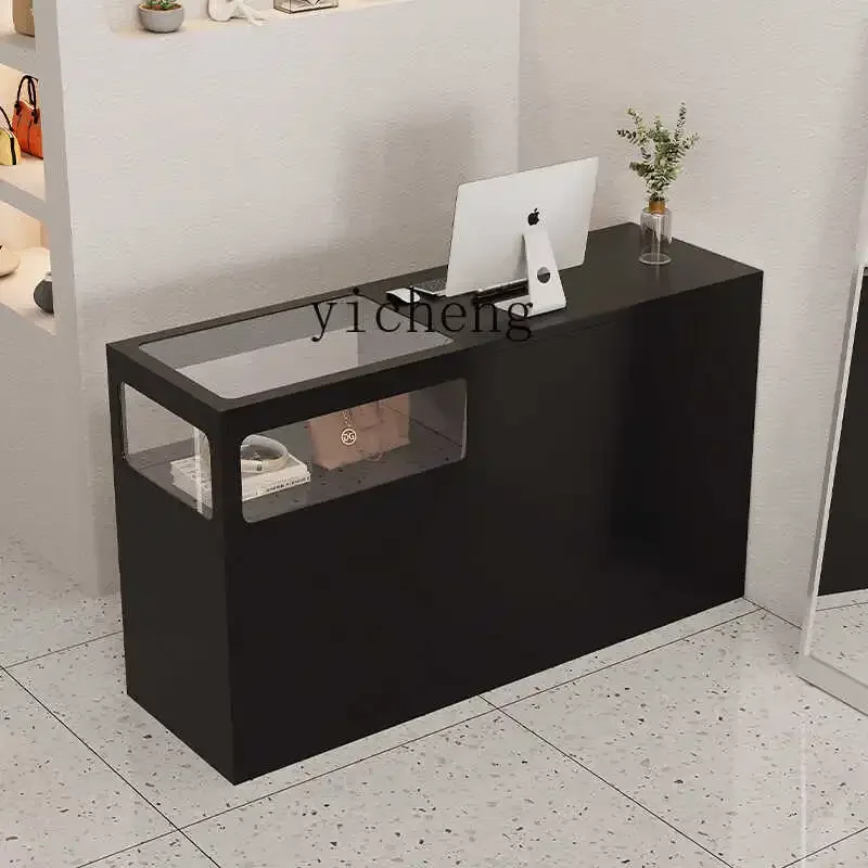 l1 checkout page Simple beauty salon Vintage front desk Small women's clothing store Cashier table