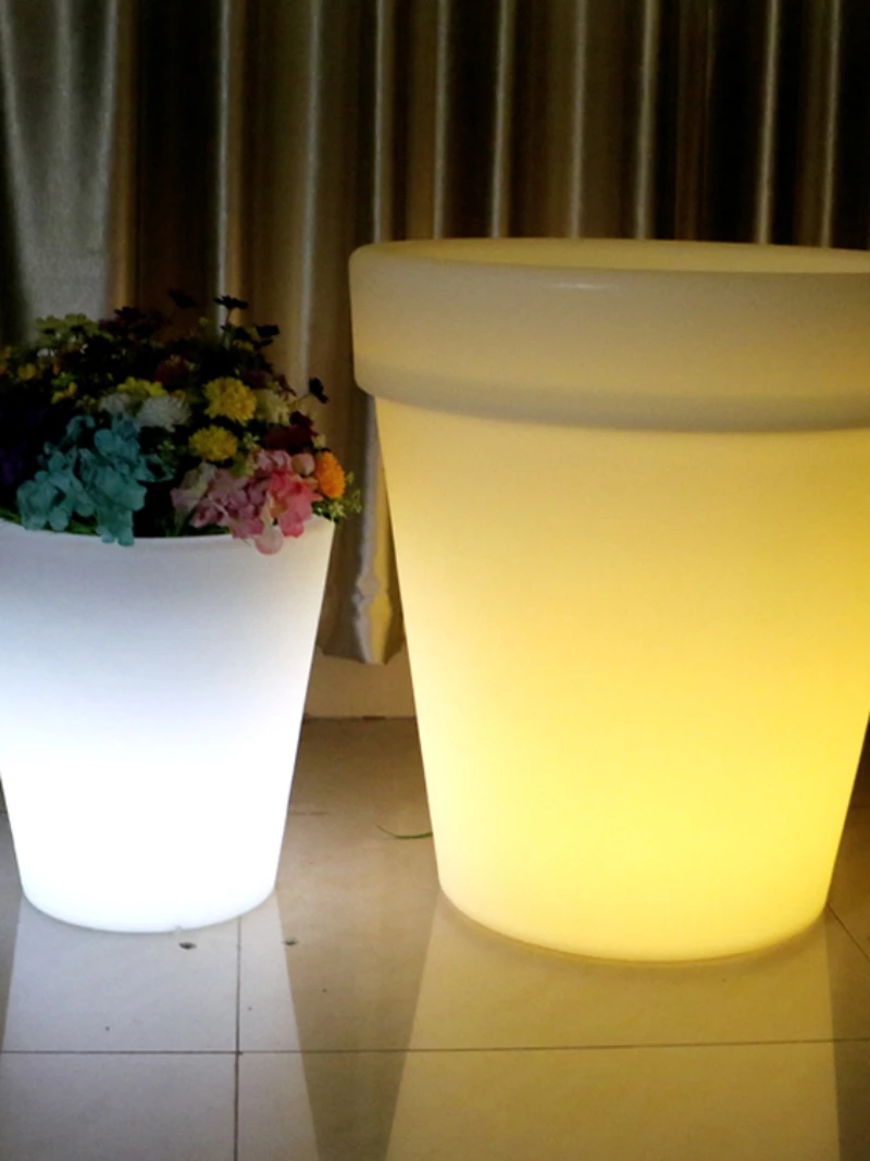 Super bright nice beautiful led light flower pot for party wedding VC-F3040