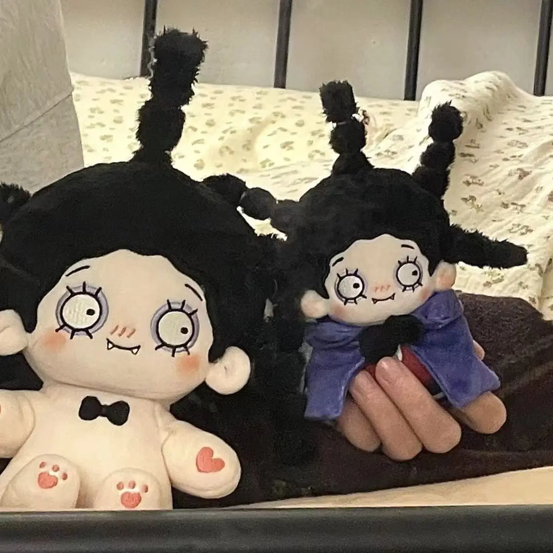 10cm/20cm Original Cartoon Little Witch Mona Fang Attribute Cosplay Plush Doll Dress-up Cotton Doll Pendant Kids Holiday Gift