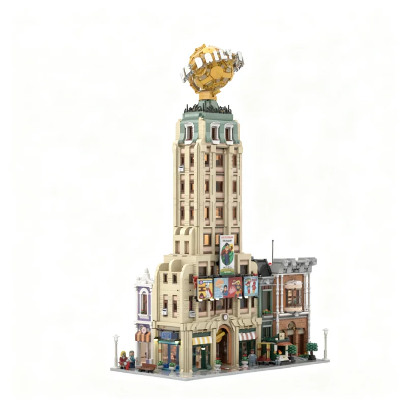 

NEW 7376PCS Hero Movie MOC Modular Daily Planet Model DIY Creative Ideas Child Assembly Puzzle Christmas Birthday Gift