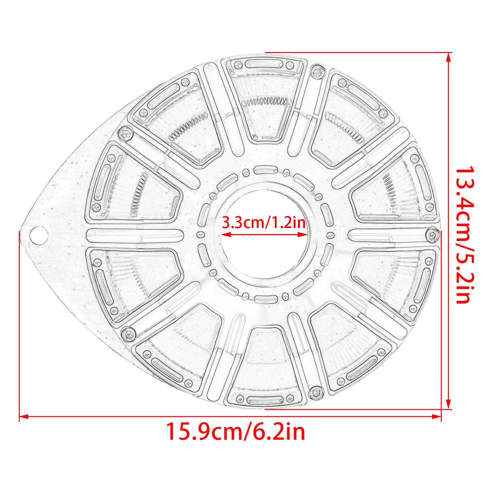 For India Scout-Scout Sixty-Bobber 2015-2019 2018 2017 2016 Left Engine Cover Motor Stator Hood CrankCase Generator Coil Shell