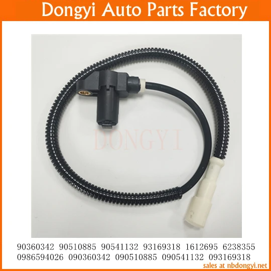 

ABS Sensor Wheel Speed Sensor OE No. 90360342 90510885 90541132 93169318 1612695 6238355 0986594026 090360342 090510885 09054113