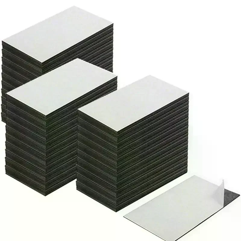 Cuttable Magnetic Stickers Self Adhesive for Business Cards Durable Display Magnet for Home and Office