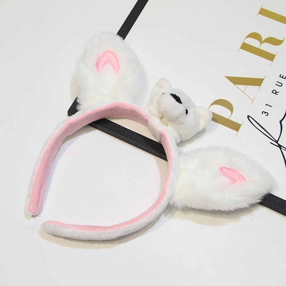 

Polar Bear Ears Headb s Hair Hoops Headdress Accessories Party Supplies Cosplay Props Lightweight Comfortable Unique Design