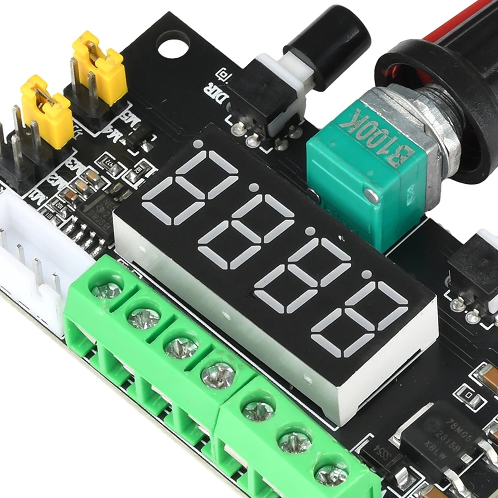 LED Digital Display 12V 24V Stepper Motor Driver Forward and Reverse Controller Speed Control Module PWM Pulse Signal Generator