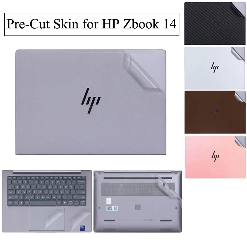 Vinilo Protector de Cuerpo Completo Precortado para Laptop HP Zbook Ultra G1a 14 8 G1a G1i Firefly G11 A G10, Adhesivo para Reposamanos y Panel Táctil