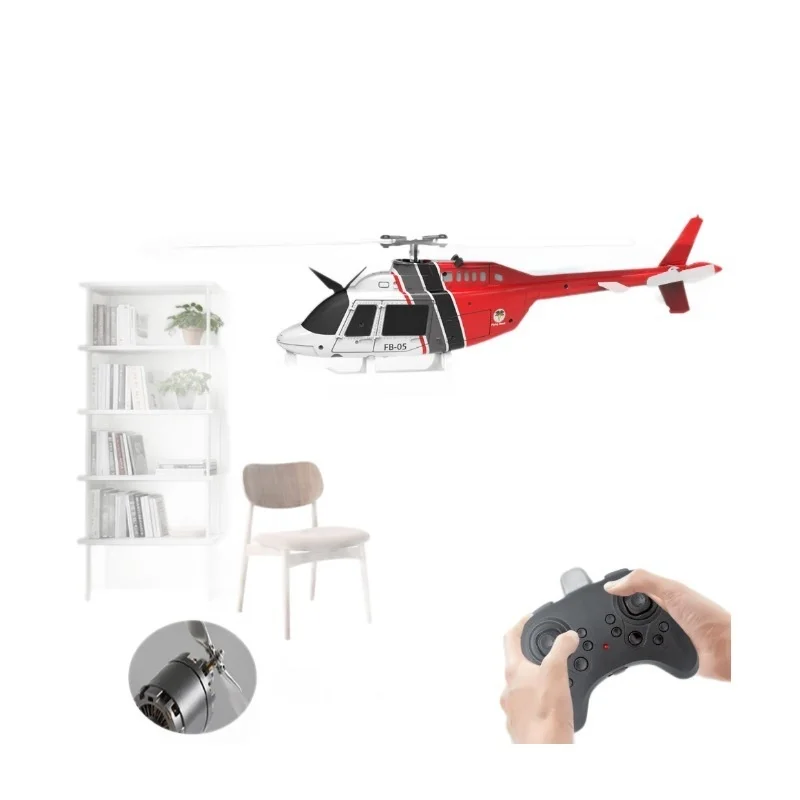 Fb-05 Zeskanaals afstandsbedieningshelikopter met 2,4 g optische stroompositionering, luchtdruk en speelgoed met hoge afstandsbediening