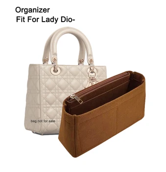 Fit For Lady Dio- Bag Organizer Purse Organization Kit Insert Pouch Luxury Lady Bag Small Medium Large Inner Liner Shaper