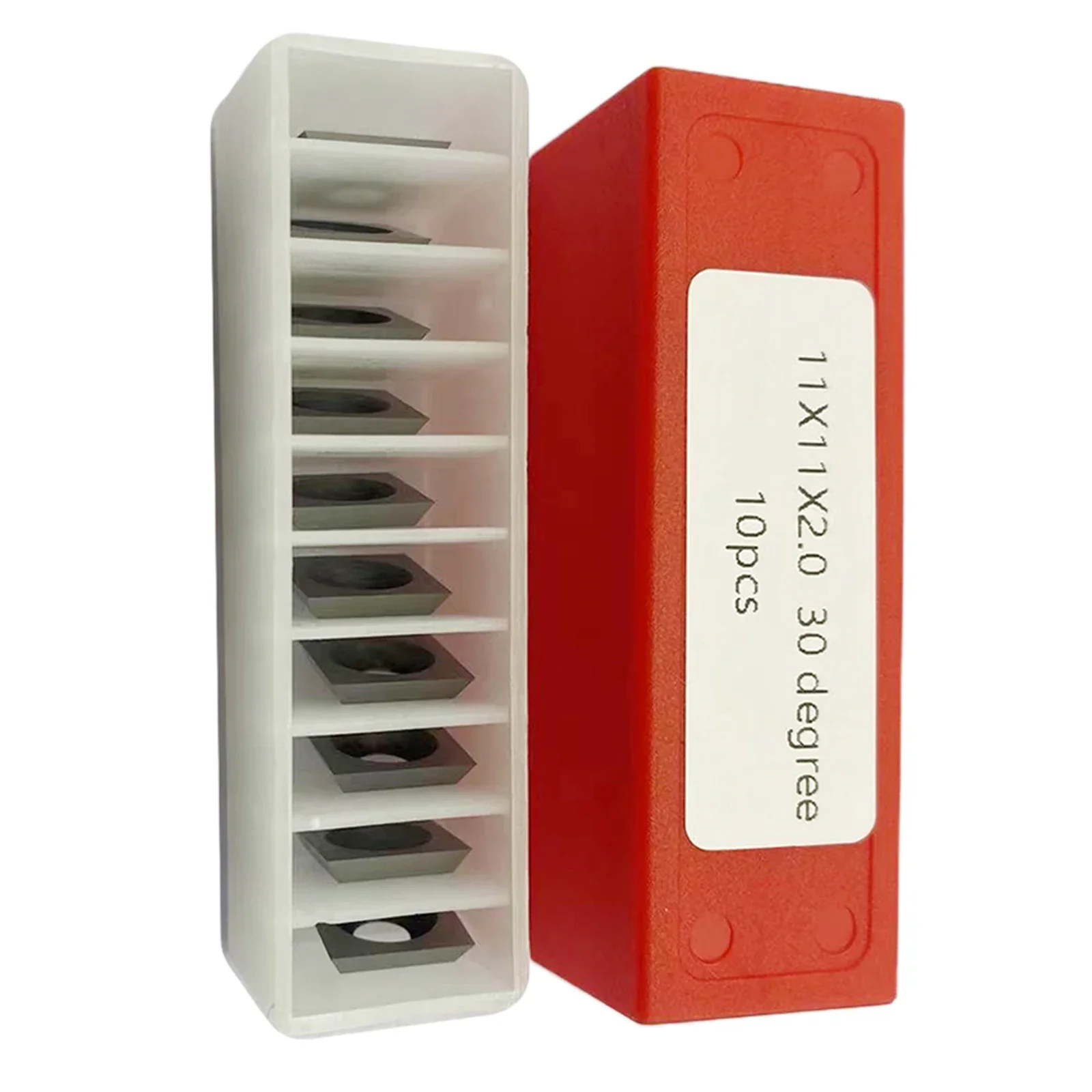 

Durable Carbide Inserts Square Straight 10 Pieces 11×11×2.0mm 30 Degree Bevel 4 Sharpened Edges Carbide Inserts