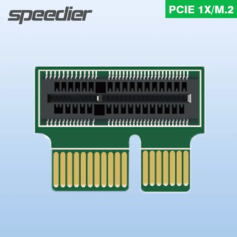 

Сетевая карта Pcie 1x на M.2, адаптер PCI Express x1 на M2 Nvme, преобразователь, прямоугольный разъем 90 градусов, переходная карта