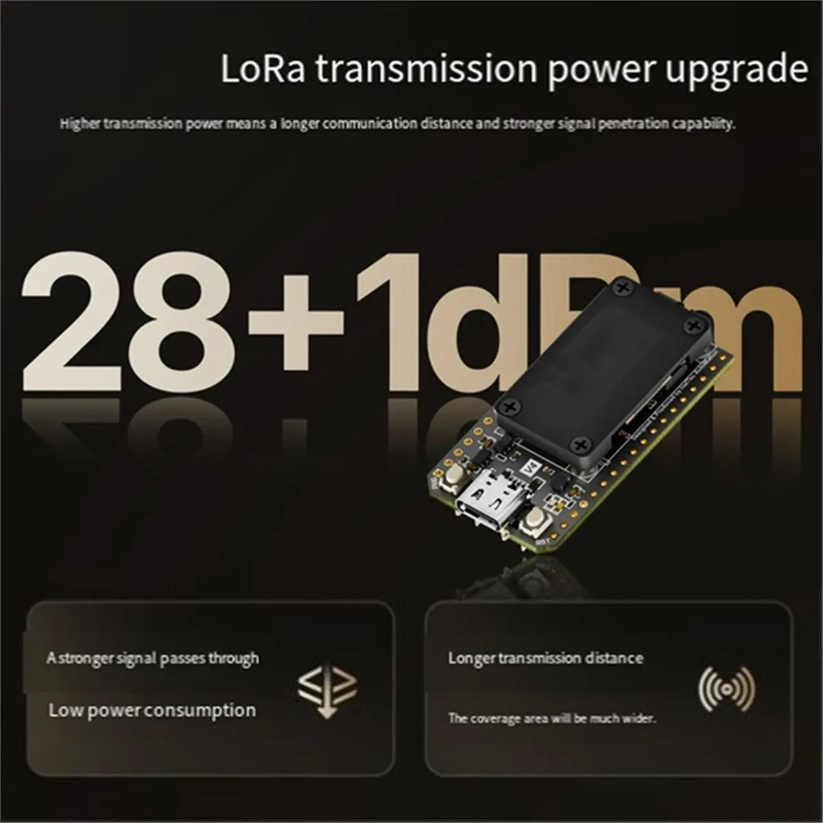 newA10R Heltec V4 Meshtastic LoRa Dev-Board Kit - SX1262 0.96inch OLED Solar Powered Support WiFi BLE Low Power 28dBm