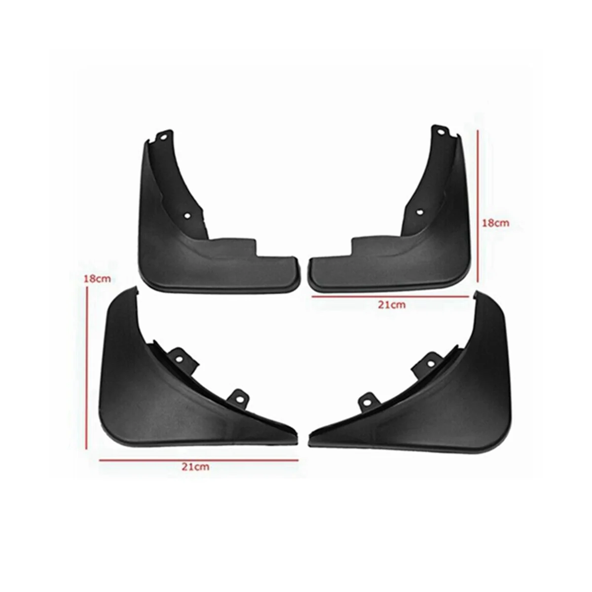 Car Mudflaps Splash Guards Mud Flap Mudguards for Verano 2012-2016