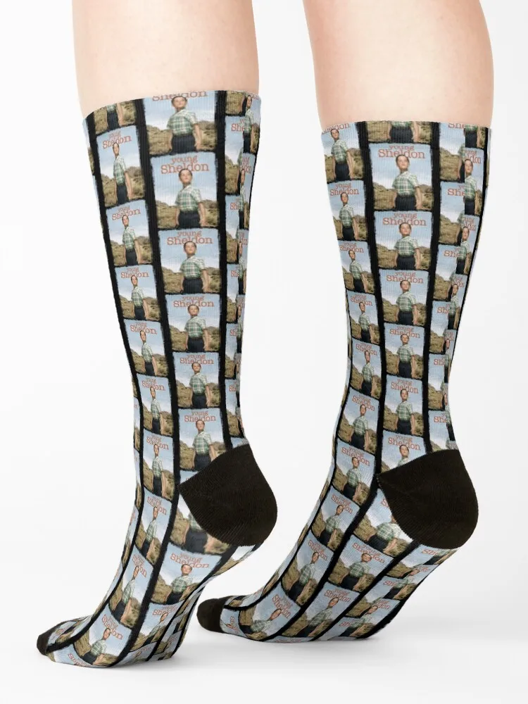 YOUNG SHELDON Socks kids winter thermal colored Wholesale Boy Socks Women's