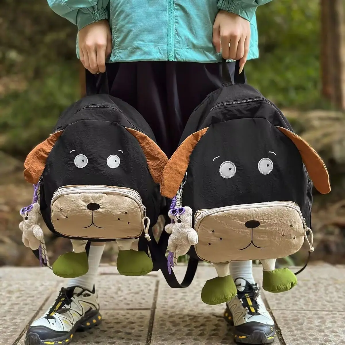 Nylon Backpack Water-repellent 2026 New Spring Summer Cartoon Puppy Bookbag School Bag