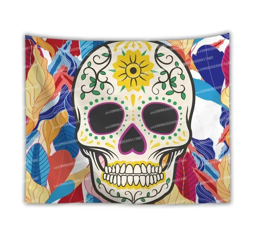 الجمجمة نسيج حائط الخلفية الشنق نسيج القبلية ورقة المنزل نسيج المعيشة نسيج ديكور المنزل نسيج روما نسيج