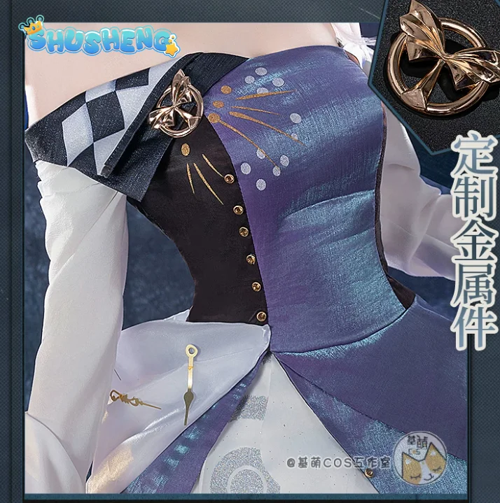 

Ms. Stranger Game Reverse:1999 Cosplay Costume Uniform Halloween Carnival Play Role New elegant women's dress hat socks prop