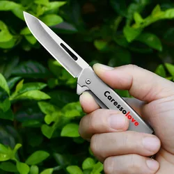 7 Chromium Steel Folding Knife Household Peeler Box Cutter Portable Camping Emergency Pocket Knife EDC Express Unpacking Knife
