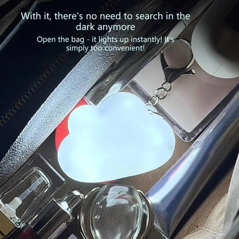 2025 جديد 5 قطع أضواء ليلية آمنة قابلة للشحن اللمس المنشط البلاستيك الملمس لسلسلة المفاتيح تصميم المحمولة التلقائي قبالة