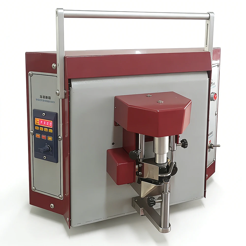 Semi-Automatic Leather Oil Edge Polisher Machine Small Oil Mending And Coloring For Belt Edge Handheld Ink Dyeing 220V