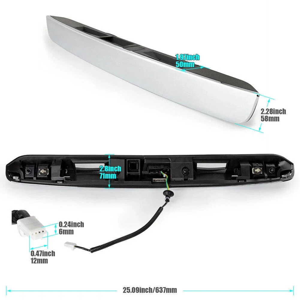 For Nissan Pathfinder 2013 2020 Rear Liftgate Chrome Handle 908103KG0A Aftermarket Part No Modifications Needed