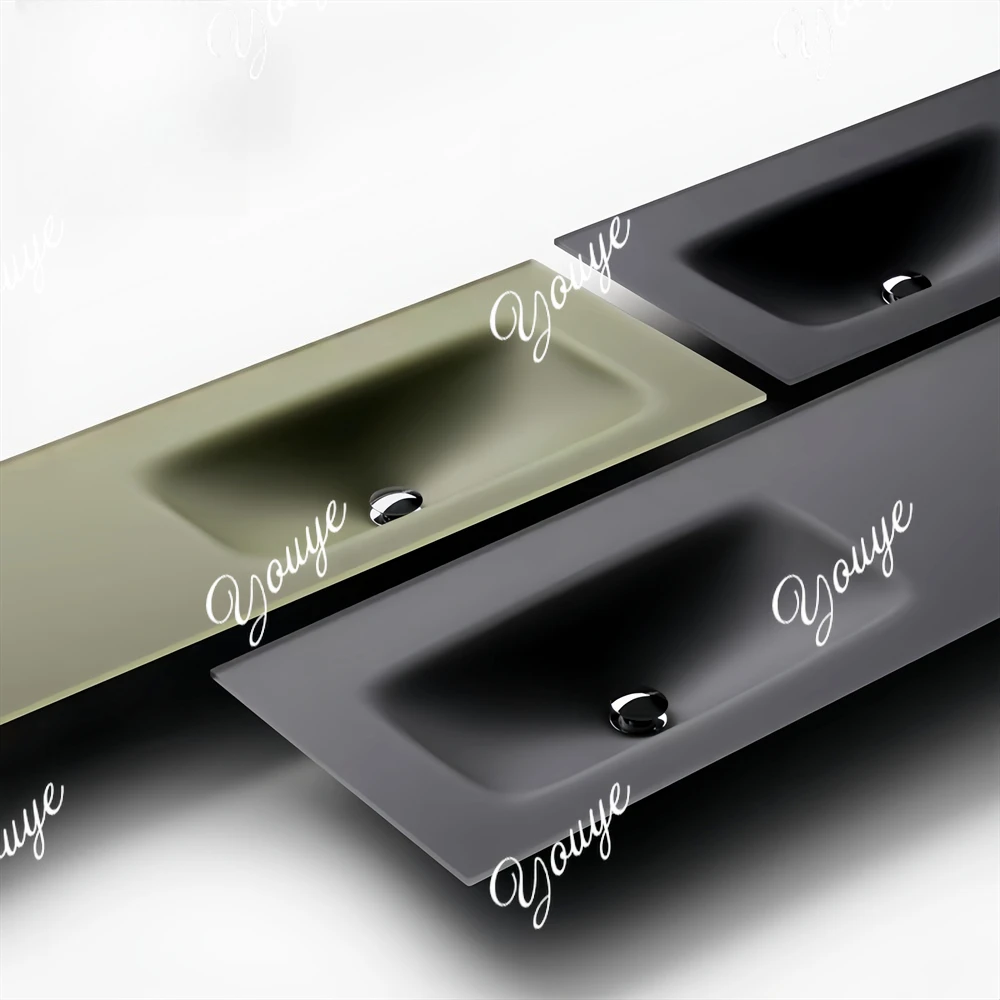 

Color Thin Edge Integrated Basin, Sink, Under-counter Hand Washing Basin, Washbasin, Washstand, Bathroom Cabinet Combination Cus