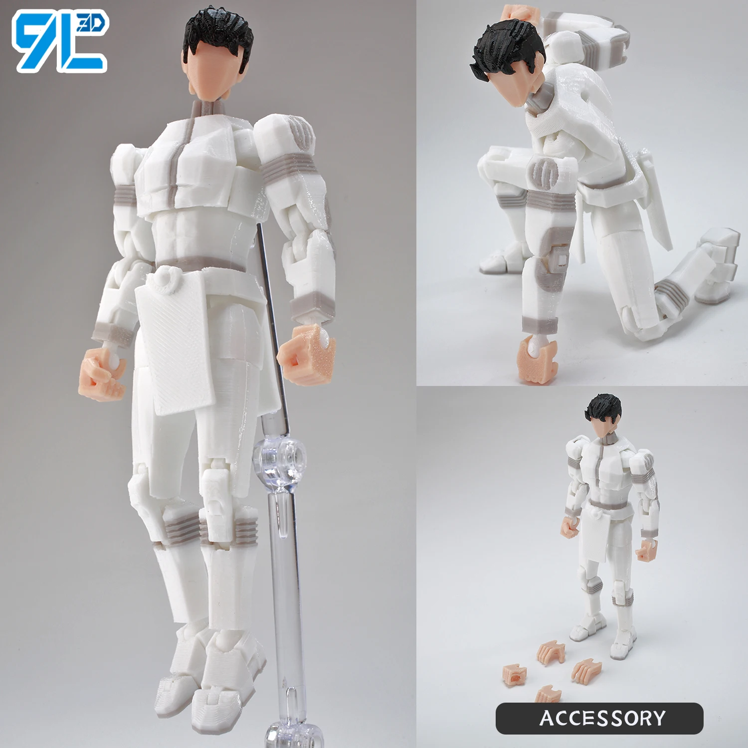 9L3D Geprinte NEWInvincibles Tech Jacker Titan13 Lucky13 Actiefiguur Dummy13 Motorfiets Multi-Gewrichten Collectible Model Speelgoed T13