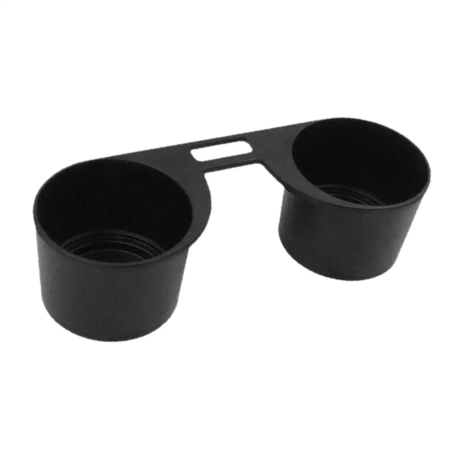 Car Cup Holder Insert for Volkswagen T5 2003-2015 Front Console Cup Holder Assembly 7H285860130T Black Plastic Auto Parts