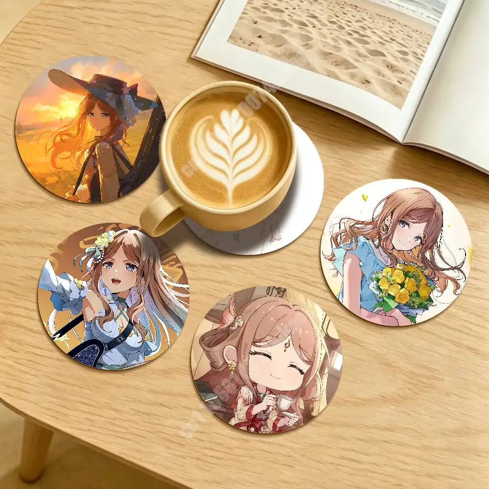 MyGO Soyo Nagasaki Bandori Round Coaster for Drink Cup Sustainable Lifestyle Decor Aesthetic Home Setup