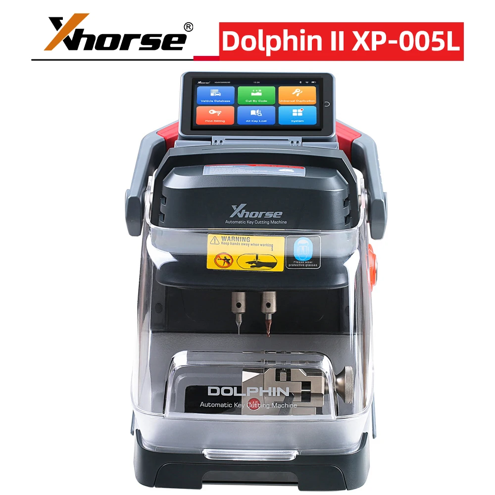 

Xhorse Dolphin II XP-005L XP005L устройство для резки ключей для всех ключей, потерянных с HD-экраном и встроенным аккумулятором