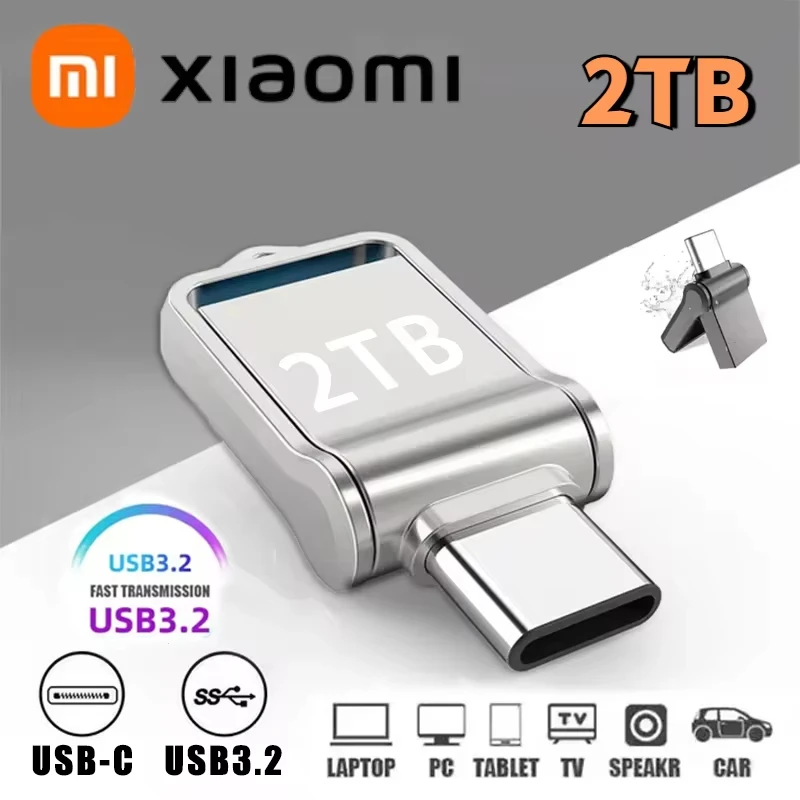 Xiaomi Mini 32GB 64GB 128GB Type C Ultra Dual USB 3.0 Flash Drive Memory Stick Thumb Drive U Disk