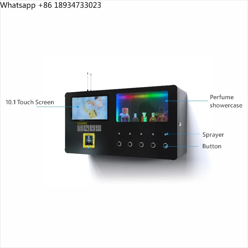 XY Small Cologne Perfume Vending Machine Sprayer Wall Mounted Perfume Fragrance Spray Cologne Vending Machine