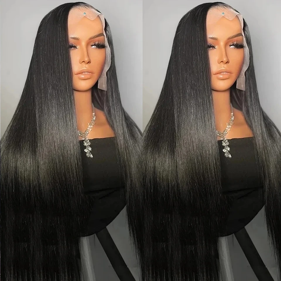 30 40 Inch High Density 13x6 Hd Lace Frontal Wigs Bone Straight 13x4 Lace Front Human Hair Wig 5x5 Glueless Wig Ready to Wear