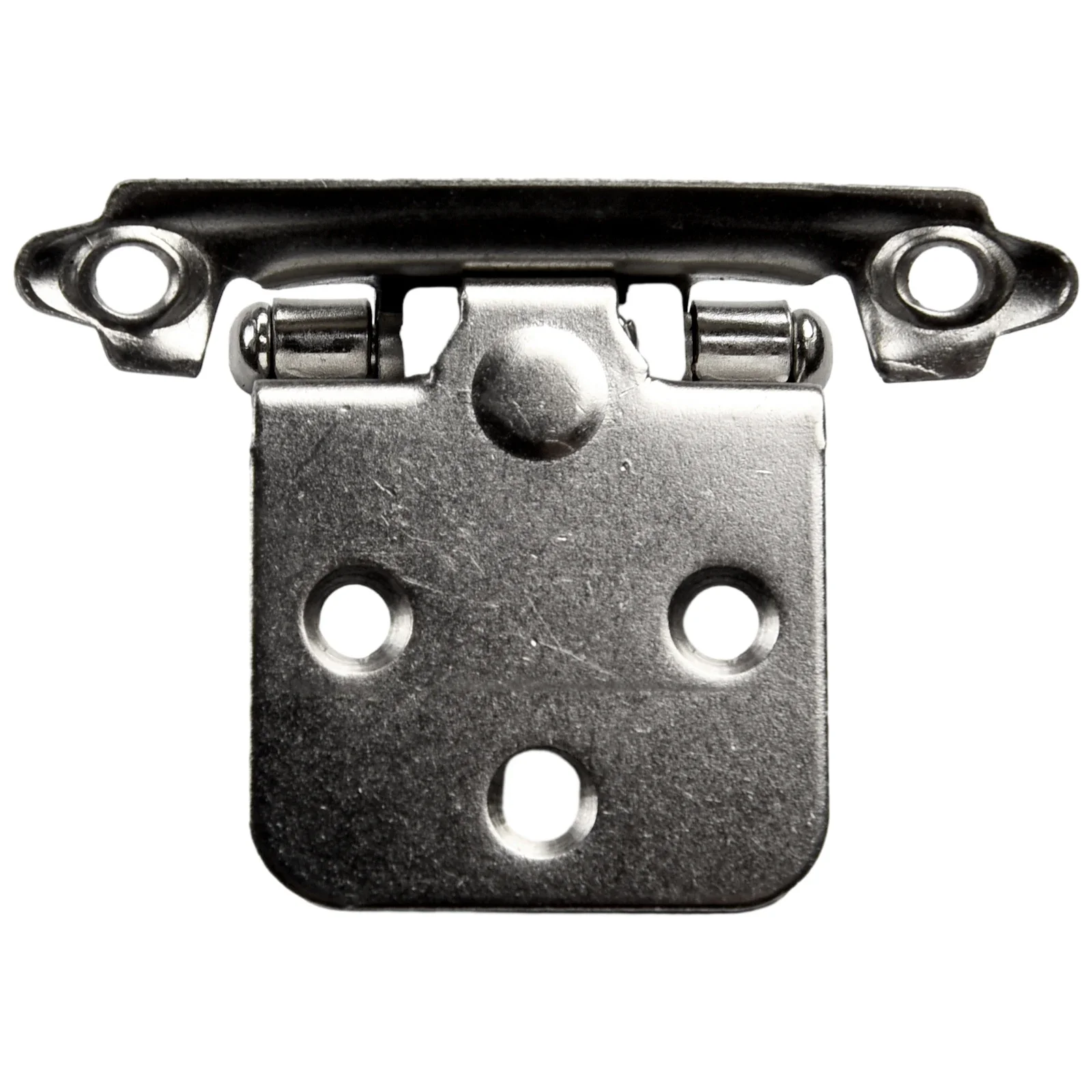 Home Door Hinges 10pcs Kitchen Cupboard Furniture Heavy Duty Overlay Self-Closing 7x4x3cm Cold-rolled Steel New