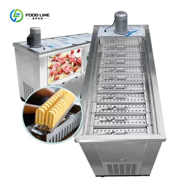 Stainless Steel Ice Lolly Popsicle Mold Making Machine Pop Freezing Machine customized