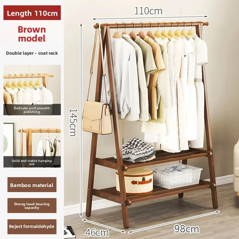 Floor-to-ceiling Coat Rack Bedroom Home Indoor Hanger Dormitory Sun Storage Household Goods