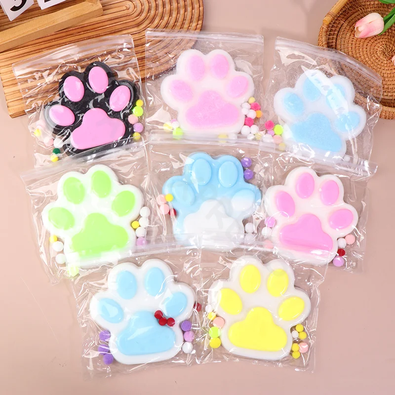 

1 шт., липкая мягкая игрушка для защемления и декомпрессии, очень большая игрушка для сжатия кошачьей лапы, силиконовый реквизит для декомпрессии из ПВХ