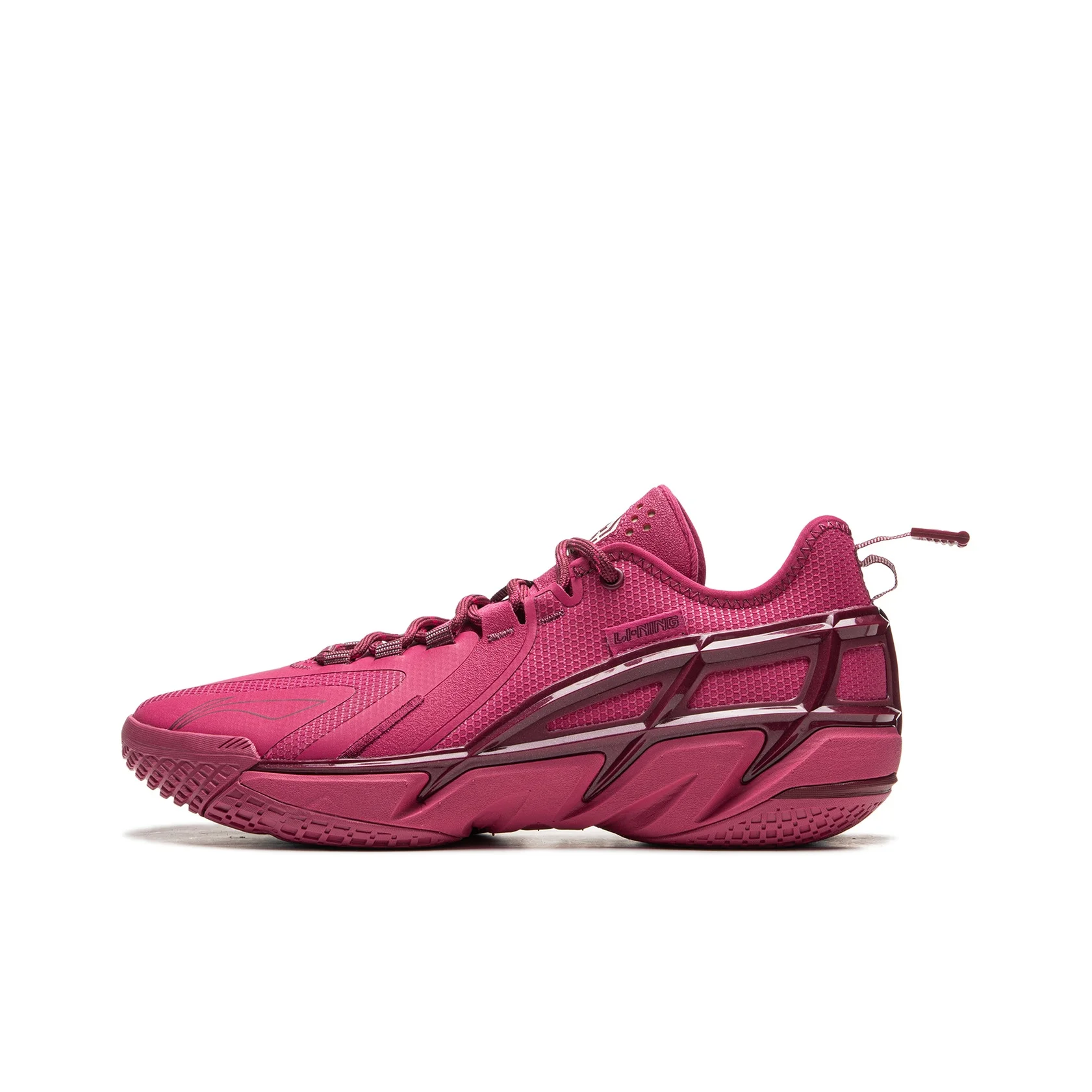 Li Ning BadFive 4.5 Cushioning Slip Resistant Abrasion Resistant Low top Basketball Shoes Men's Red ABFU049-1