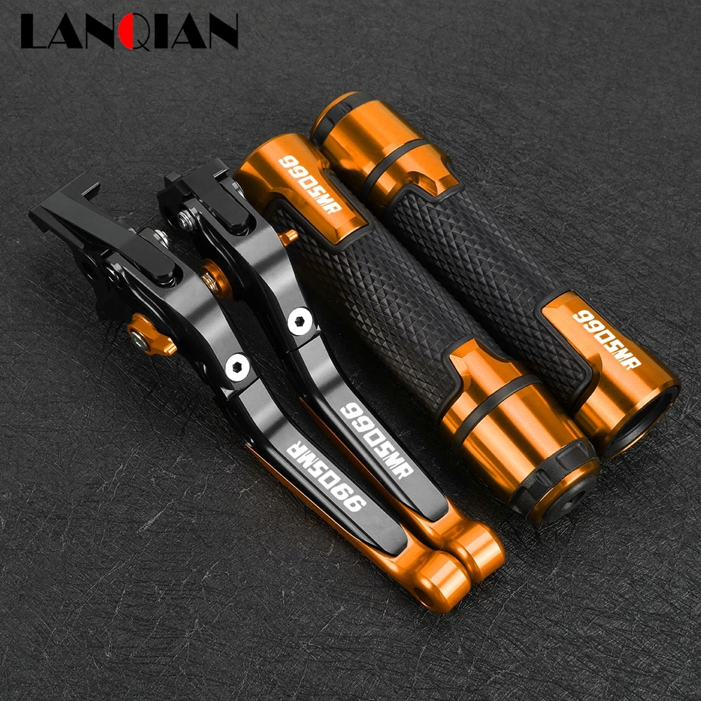 

990 SMR FOR 990SMR 2009 2010 2011 2012 2013 Motorcycle Accessories CNC Brake Clutch Levers Handlebar Hand Grips Ends