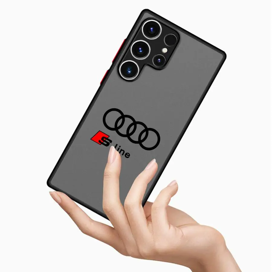 A-Audi-S Line TPU Cover Case for Samsung Galaxy S22 Plus S10+ S21 5G S23 S25 Ultra S24 Ultra S9 Plus S21 S20 FE - view 2
